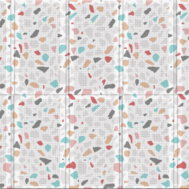 Parklon Parklon: Foldable Portable Mat - Deco Terrazzo