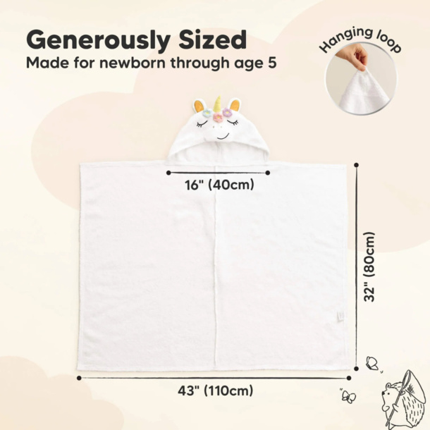 KeaBabies Keababies PlayPals Hooded Towel -