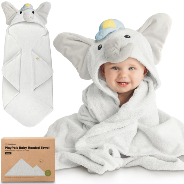 KeaBabies Keababies PlayPals Hooded Towel -