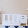 Million Dollar Baby MDB: Colby 4-in-1 Low-profile Convertible Crib & Changer Combo -