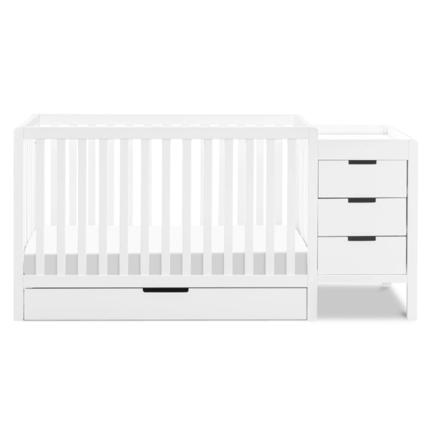 Million Dollar Baby MDB: Colby 4-in-1 Low-profile Convertible Crib & Changer Combo -