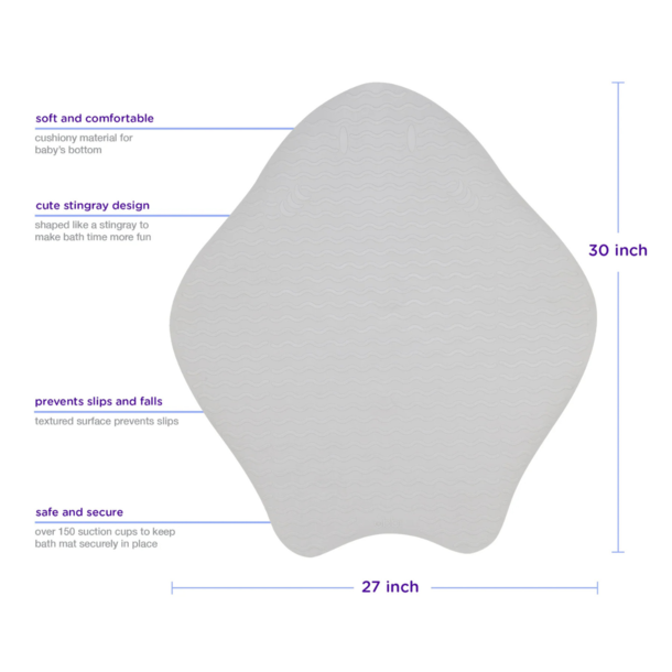 Ubbi Ubbi: Bathtime Non-slip Mat - Stingray