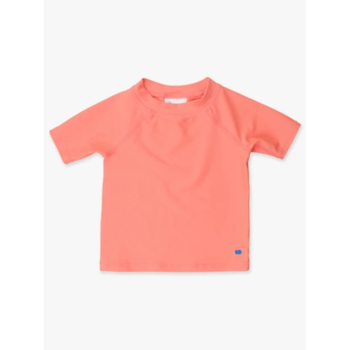 Rufflebutts Rufflebutts: SS Rashguard  Top - Coral