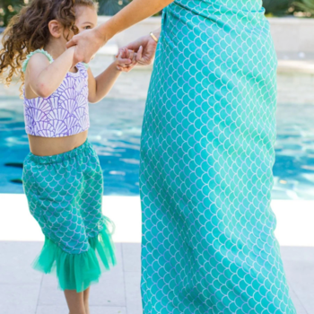 Rufflebutts Rufflebutts: Mermaid Tail Skirt Cover Up -
