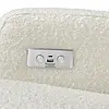 Million Dollar Baby MDB: Crewe Electronic Swivel Glider Recliner - Boucle Fabric