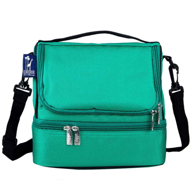 Wildkin Wildkin: Two Compartment Lunch Bag - Emerald Green