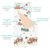 Wildkin Wildkin: Toddler Nap Mat - Octopus Treasure