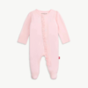 Magnificient Baby Magnetic Me: Magnetic Footie - Pink Dogwood Ruffle (Modal)