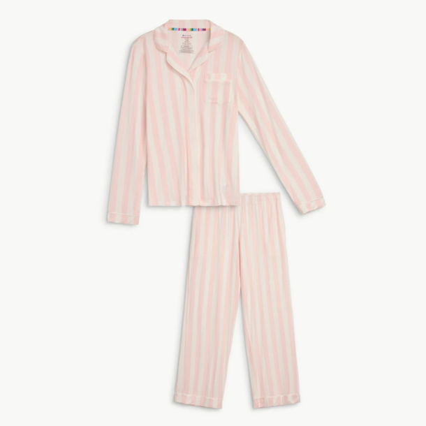 Magnificent Baby Magnetic Me: Women's LS Pj's - Capri Stripe