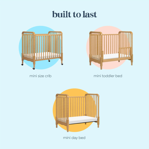 Million Dollar Baby MDB: Jenny Lind 3-in-1 Convertible Mini Crib