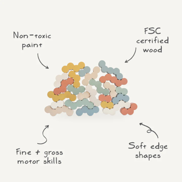 Mushie Mushie: Wooden Balance Blocks