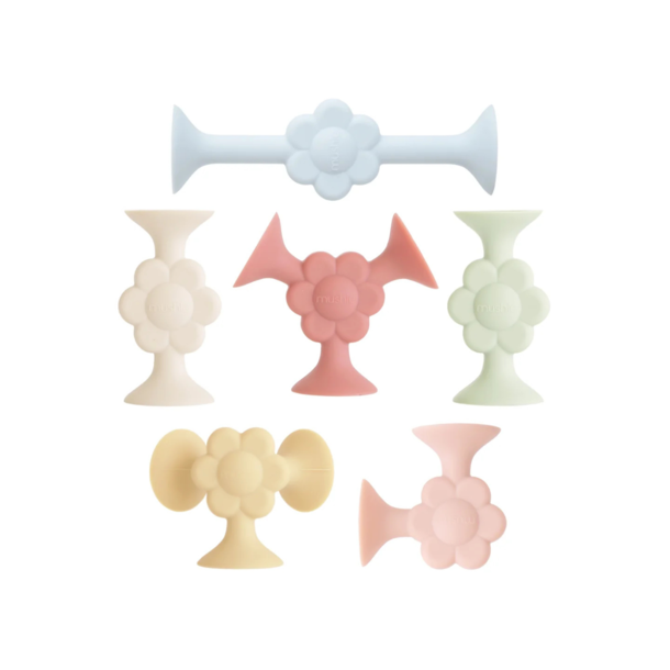 Mushie Mushie: Silicone Suction Builders -