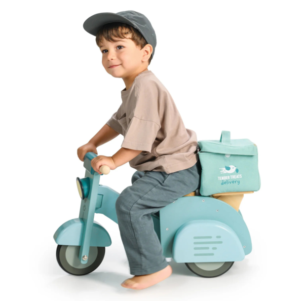 Tender Leaf Toys (Faire) Tender Leaf: Delivery Scooter (Blue)