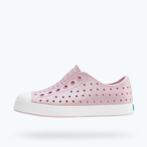 Native Shoes Native Shoes: Jefferson (Child) - Barely Pink Bling