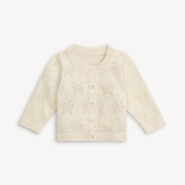 Magnificient Baby Magnetic Me: White Cardigan