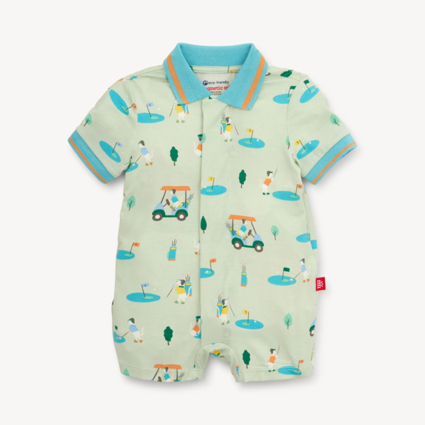 Magnificent Baby Magnetic Me: Magnetic  Romper - Fairway Fetch