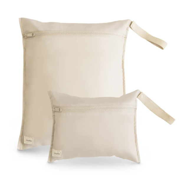 Mushie Mushie: Water Resistant Wet Bag 2pk -