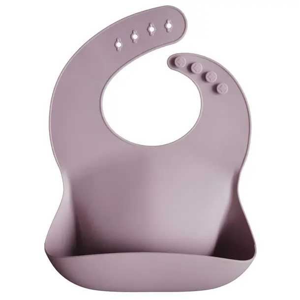 Mushie Mushie: Silicone Bib - Solid