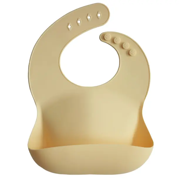 Mushie Mushie: Silicone Bib - Solid