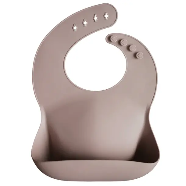 Mushie Mushie: Silicone Bib - Solid