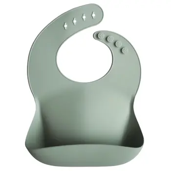 Mushie Mushie: Silicone Bib - Solid