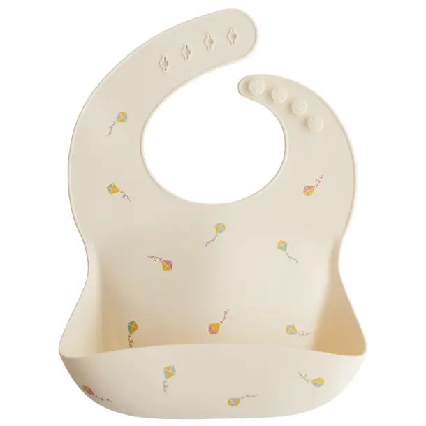 Mushie Mushie: Silicone Bib - Prints