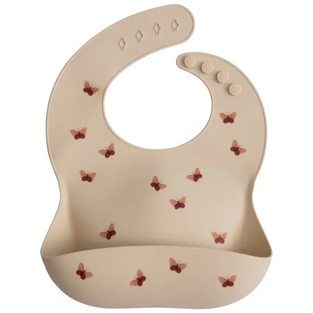 Mushie Mushie: Silicone Bib - Prints