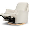 Million Dollar Baby MDB: Crewe Recliner and Swivel Glider - Ivory Boucle w/Light Wood Base Million Dollar Baby MDB: Crewe Recliner and Swivel Glider - Ivory Boucle w/Light Wood Base