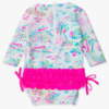 Rufflebutts Rufflebutts: LS 1pc Rashguard - Tropical Resort