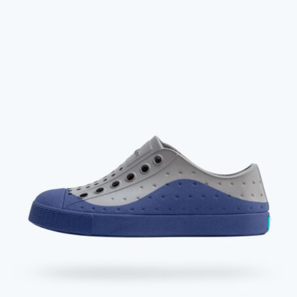 Native Shoes Native Shoes: Jefferson Roam (Youth) - S Grey/Ink Blue