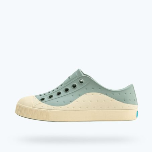 Native Shoes Native Shoes: Jefferson Roam (Child) - R Green/Bone White