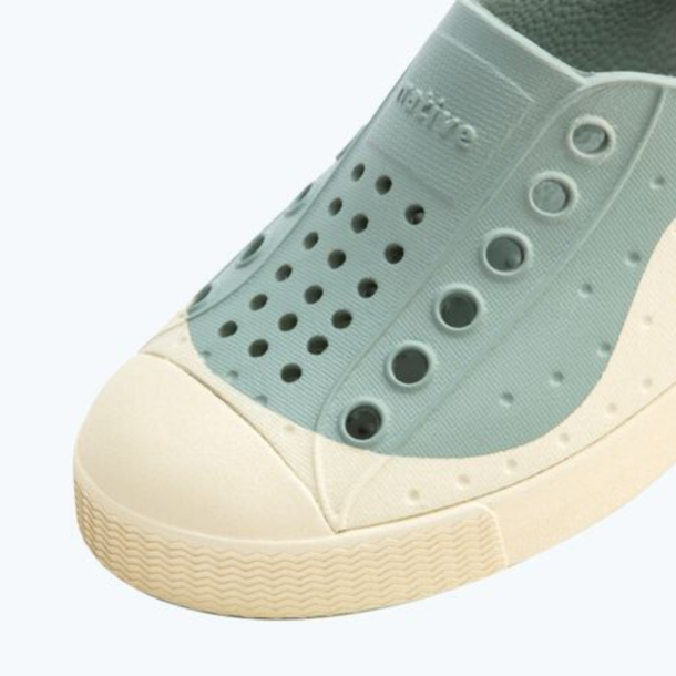 Native Shoes Native Shoes: Jefferson Roam (Child) - R Green/Bone White