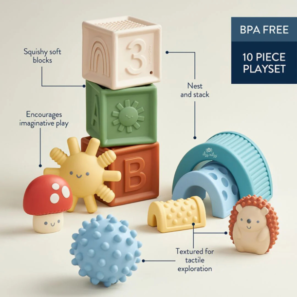 Itzy Ritzy Itzy Ritzy: Sensory Block Set