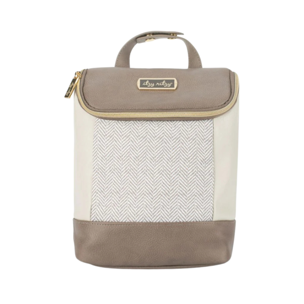 Itzy Ritzy Itzy Ritzy: Insulated Bottle Bag - Chill Like A Boss: Vanilla Latte
