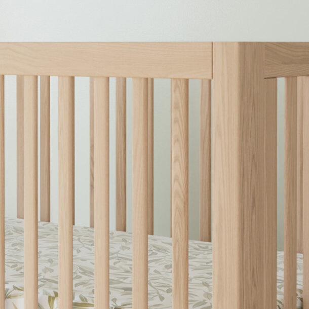 Million Dollar Baby MDB: Maki Full Size Folding Crib - Washed Natural