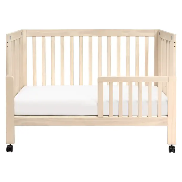 Million Dollar Baby MDB: Maki Full Size Folding Crib - Washed Natural