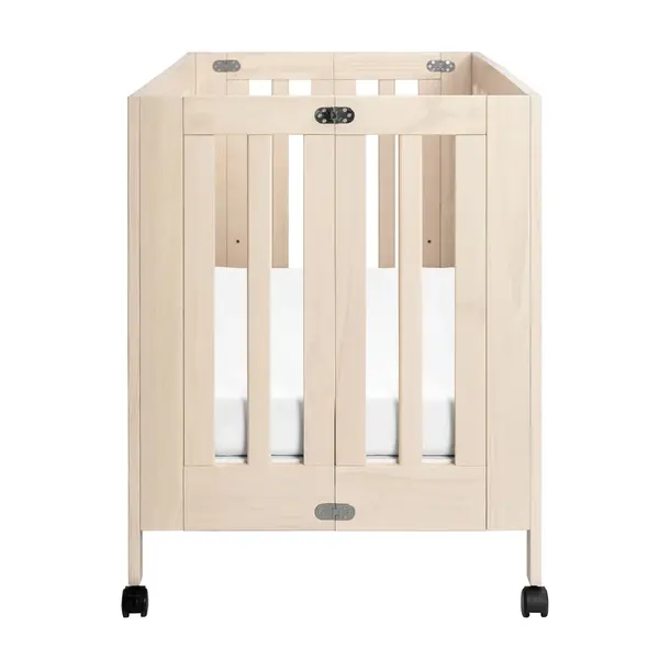 Million Dollar Baby MDB: Maki Full Size Folding Crib - Washed Natural