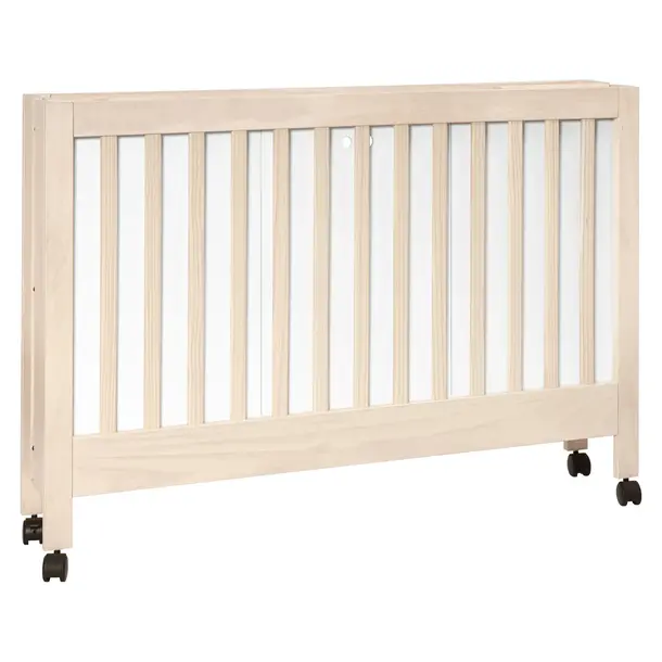 Million Dollar Baby MDB: Maki Full Size Folding Crib - Washed Natural