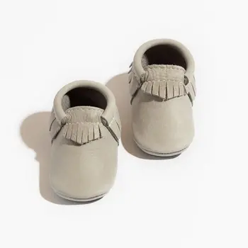 Freshly Picked FP: Baby Leather Moccasin - Salt Flats