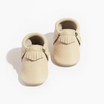 Freshly Picked FP: Baby Leather Moccasin - Birch
