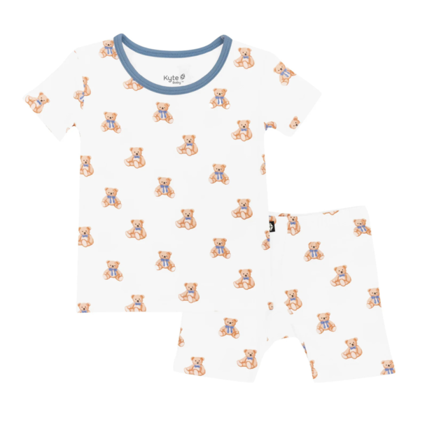 Kyte Clothing Kyte: Toddler Short-Sleeve PJ Set - Teddy Bear