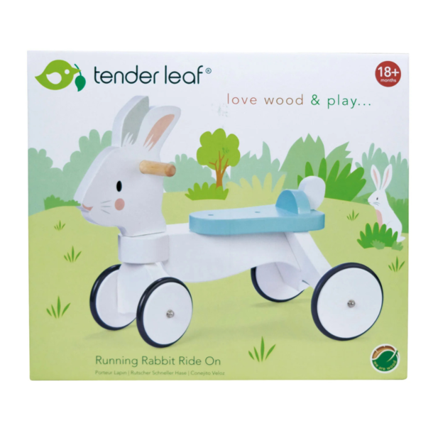 Tender Leaf Toys (Faire) Tender Leaf: Ride On Running Rabbit