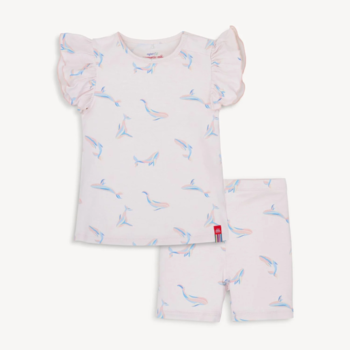 Magnificent Baby Magnetic Me: Toddler SS Shorts PJ - I Whale Always Love You