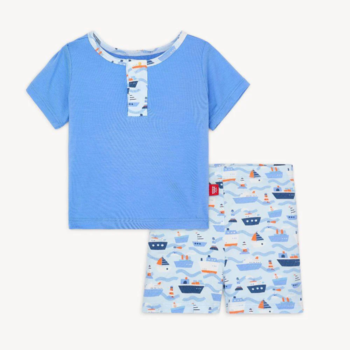 Magnificient Baby Magnetic Me: Magnetic Top & Shorts - Forever All Waves