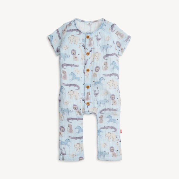 Magnificient Baby Magnetic Me: Jungle Jazz SS Coverall