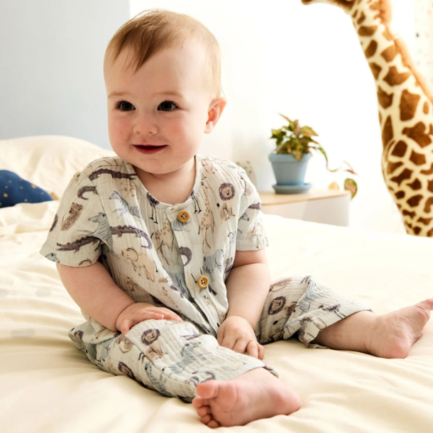 Magnificient Baby Magnetic Me: Jungle Jazz SS Coverall