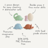 Mushie Mushie: Dino Mold Free Bath Play Set