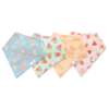 Copper Pearl Copper Pearl: Bandana Bib 4pk - Clementine