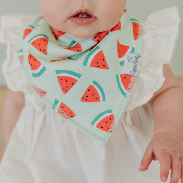 Copper Pearl Copper Pearl: Bandana Bib 4pk - Clementine