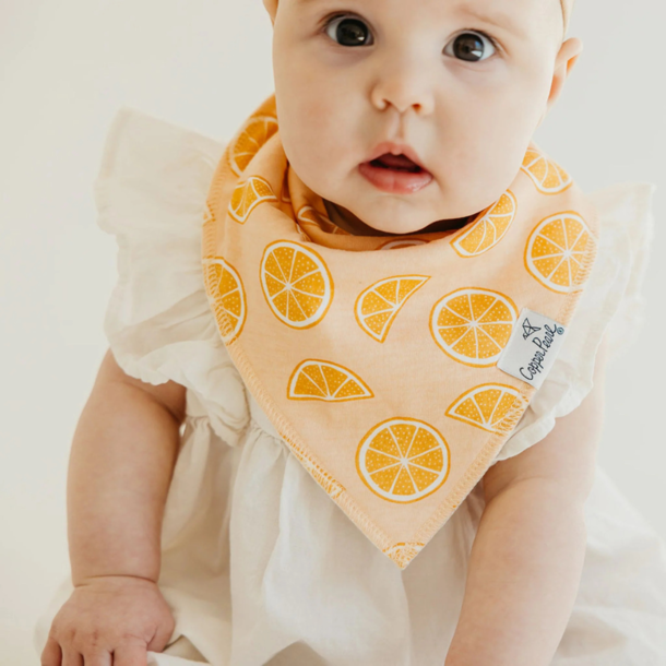 Copper Pearl Copper Pearl: Bandana Bib 4pk - Clementine